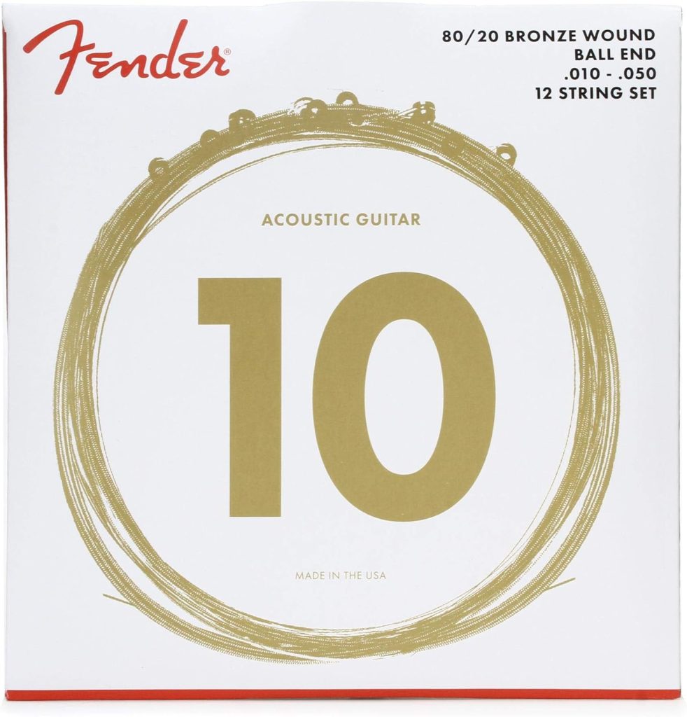 Fender Dura-Tone Coated 80/20 Bronze Acoustic Strings