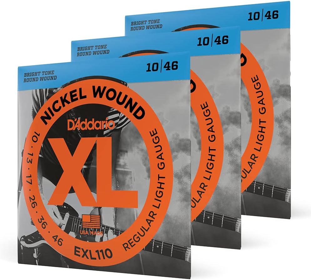 D'Addario XL Nickel Wound Electric Guitar Strings